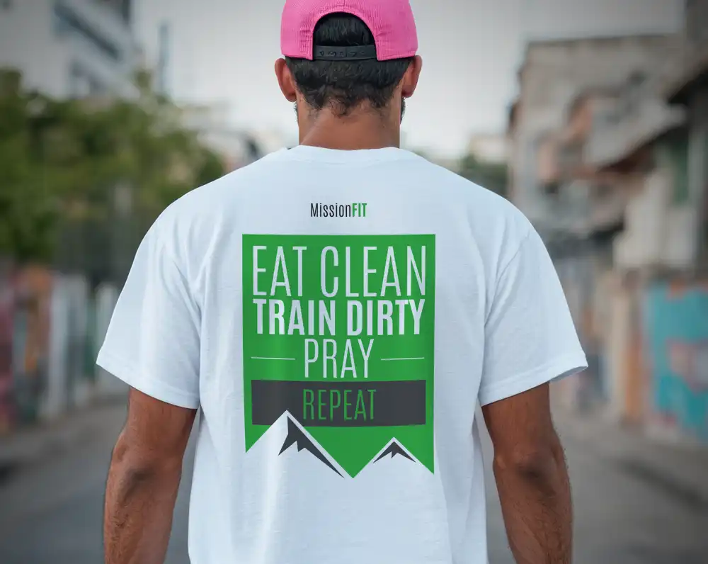 Branded MissionFIT hats and shirts for a sports rehab practice